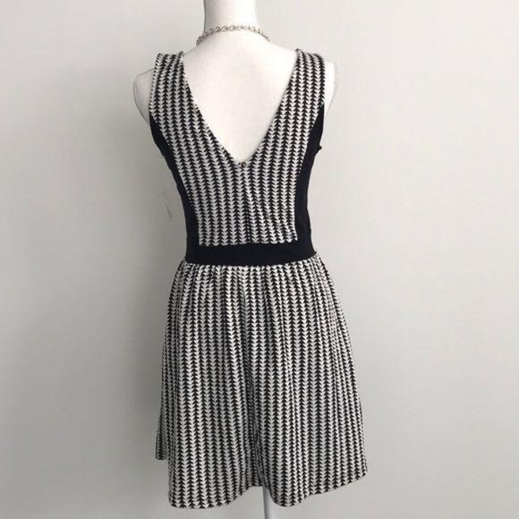 Charming Charlie Patterned Fit & Flare Mini Dress - Picture 3 of 8